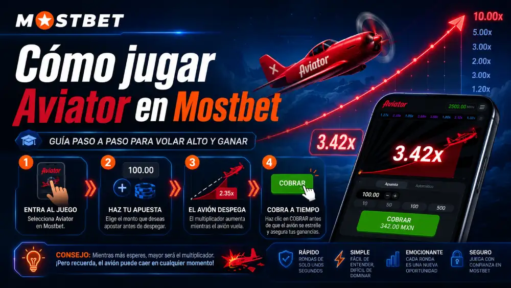 Cómo jugar Aviator en Mostbet