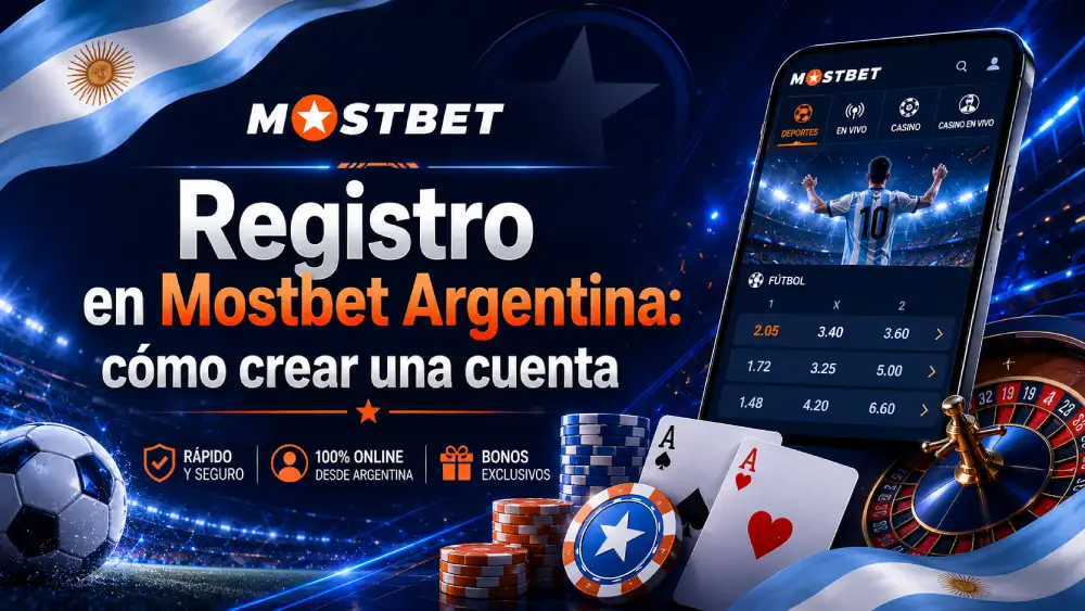 Formulario de registro de Mostbet Argentina abierto para crear una cuenta nueva en minutos.